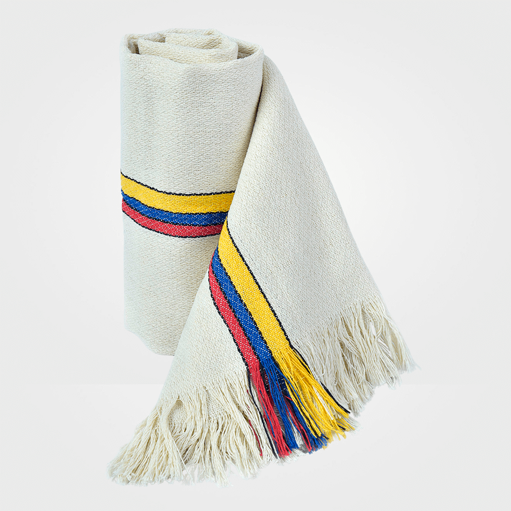 Poncho ojo de pez bandera personalizado Colombia