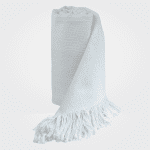 Poncho publicitario blanco personalizado con logo Colombia