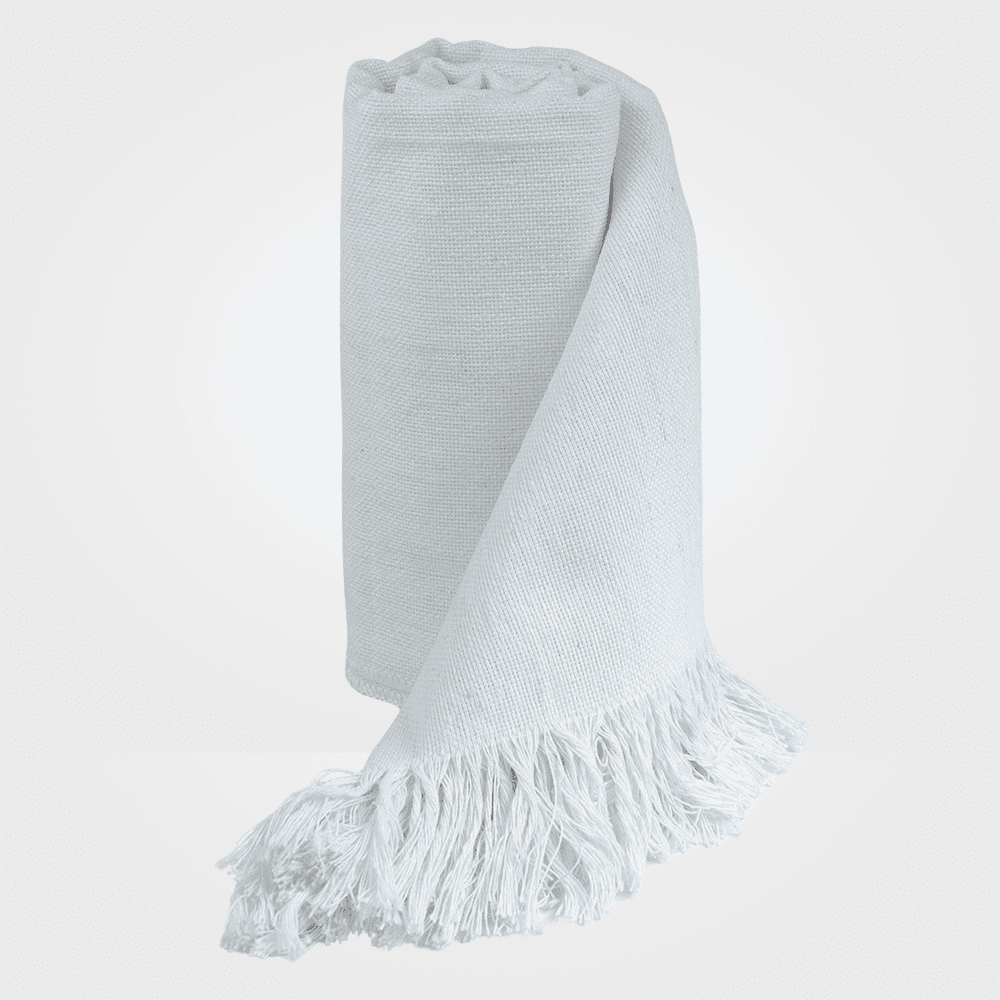 Poncho publicitario blanco personalizado con logo Colombia